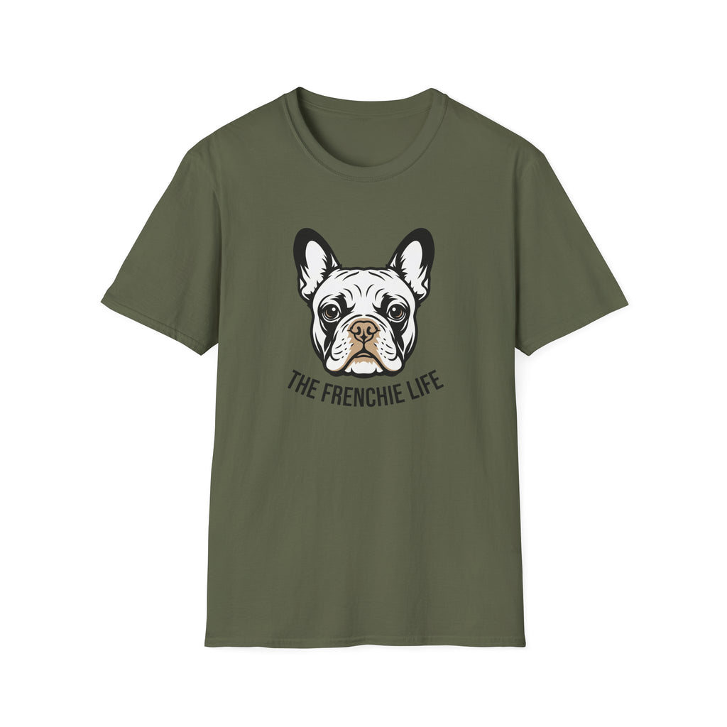 French Bulldog T-Shirt — "The Frenchie Life" Cute Dog Graphic Tee