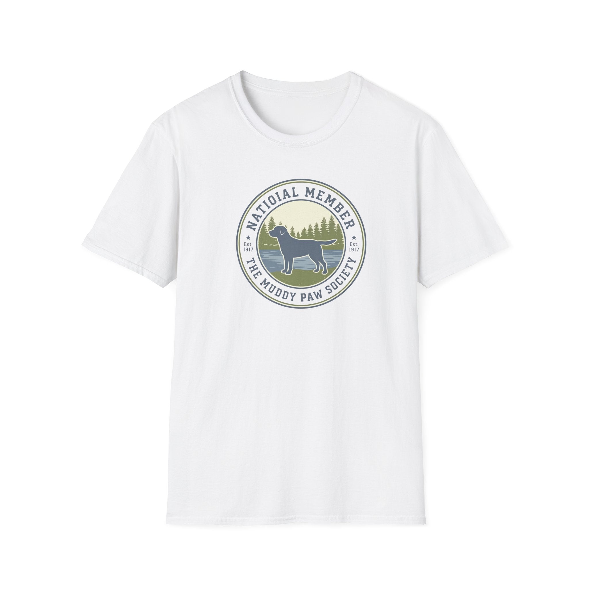 National Member Muddy Paw Society T-Shirt — Dog Lover Club Tee