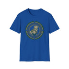 Golden Retriever Dog Dad T-Shirt-Co-Pilot Badge