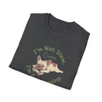 Funny "I'm Not Slow, I'm Just Lagging" French Bulldog T-Shirt