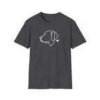 Minimal Dog Outline T-Shirt — Labrador Retriever Lover Tee