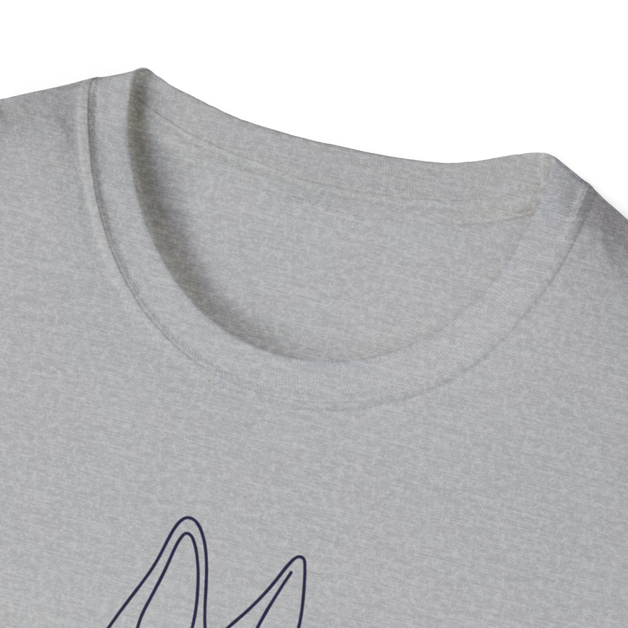 Minimalist Line Art German Shepherd T-Shirt