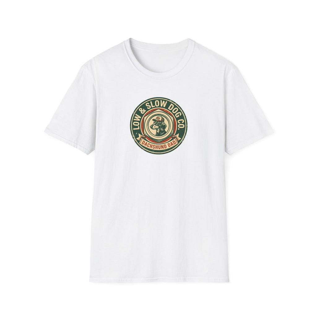 Dachshund Dad Vintage Logo T-Shirt