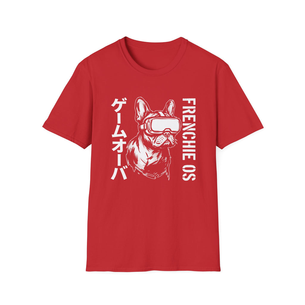 Frenchie VR T-Shirt — 'Game Over' Japanese Graphic French Bulldog Tee