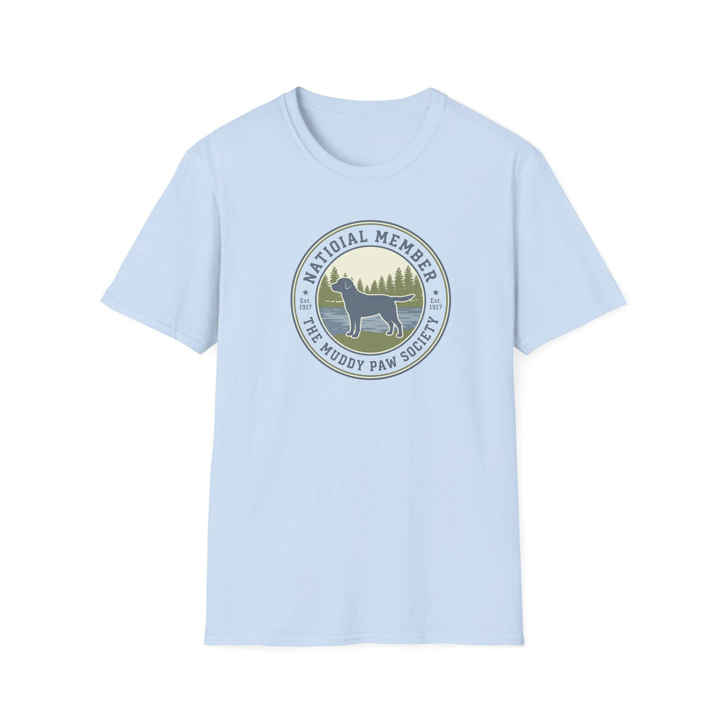 National Member Muddy Paw Society T-Shirt — Dog Lover Club Tee