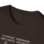 German Shepherd T-Shirt – “Vintage Hardware, Reliable Security” Graphic Tee