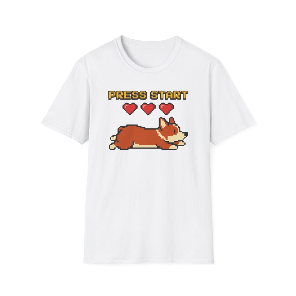 Press Start Corgi T-Shirt
