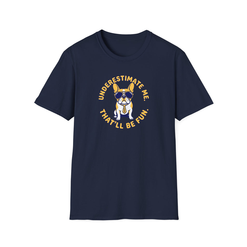 French Bulldog with Sunglasses T-Shirt