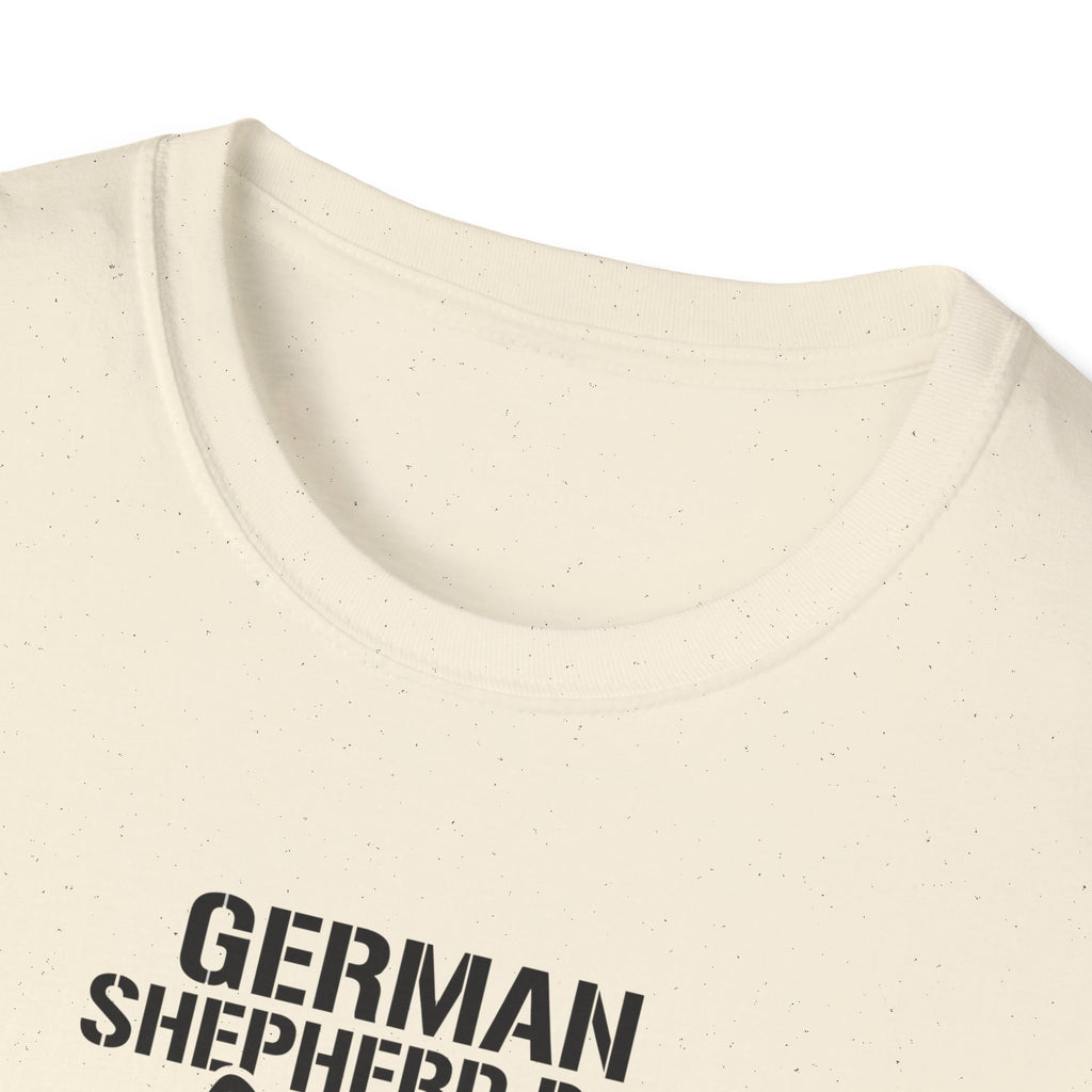 German Shepherd Dad T-Shirt – "Ears Up, System Armed" Dog Dad Tee