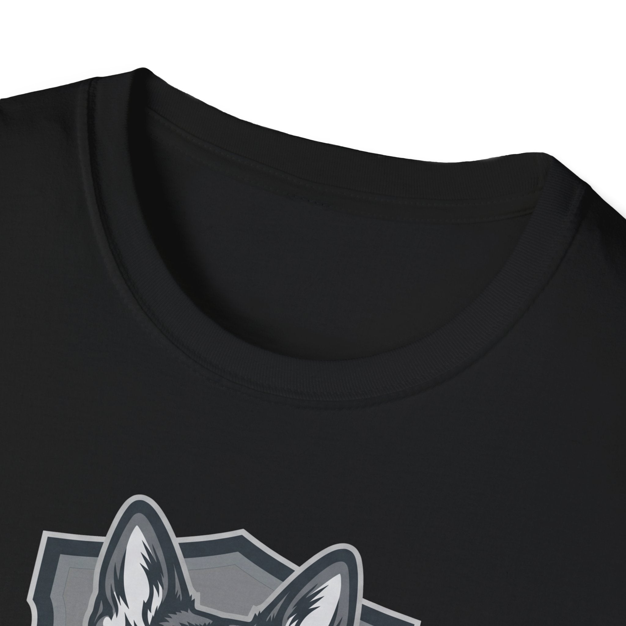 German Shepherd Badge T-Shirt — "Ears Up / System Armed" K9 Handler Tee