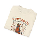 German Shedder Dad T-Shirt – Funny German Shepherd Dad Shirt ("It’s Not Hair, It’s Glitter")