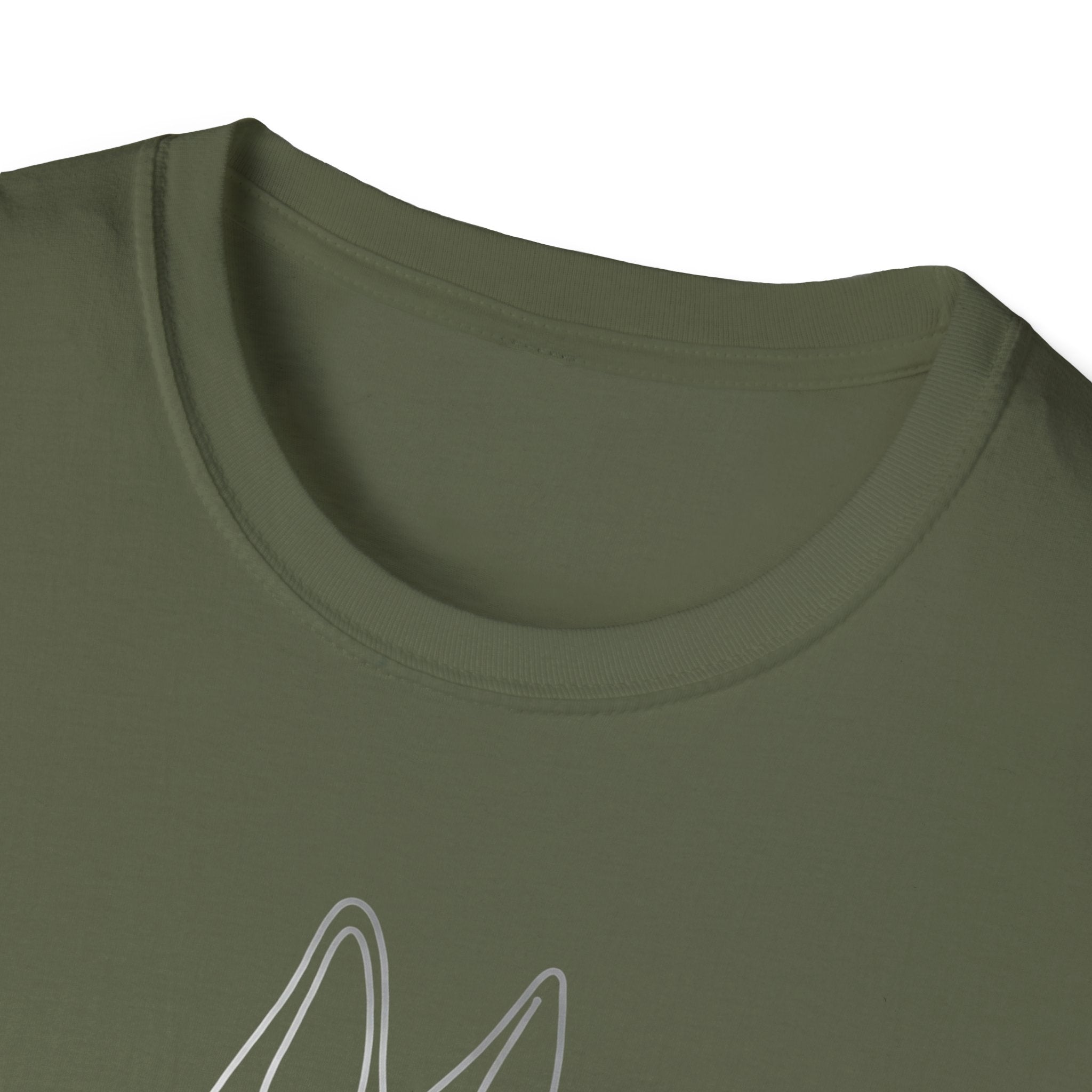 Minimal Line Art Husky T-Shirt — Modern Dog Lover Graphic Tee