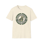 Golden Retriever Dog Dad T-Shirt-Co-Pilot Badge