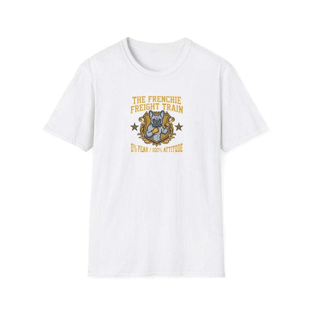 Frenchie Freight Train T-Shirt – Cute French Bulldog Graphic Tee