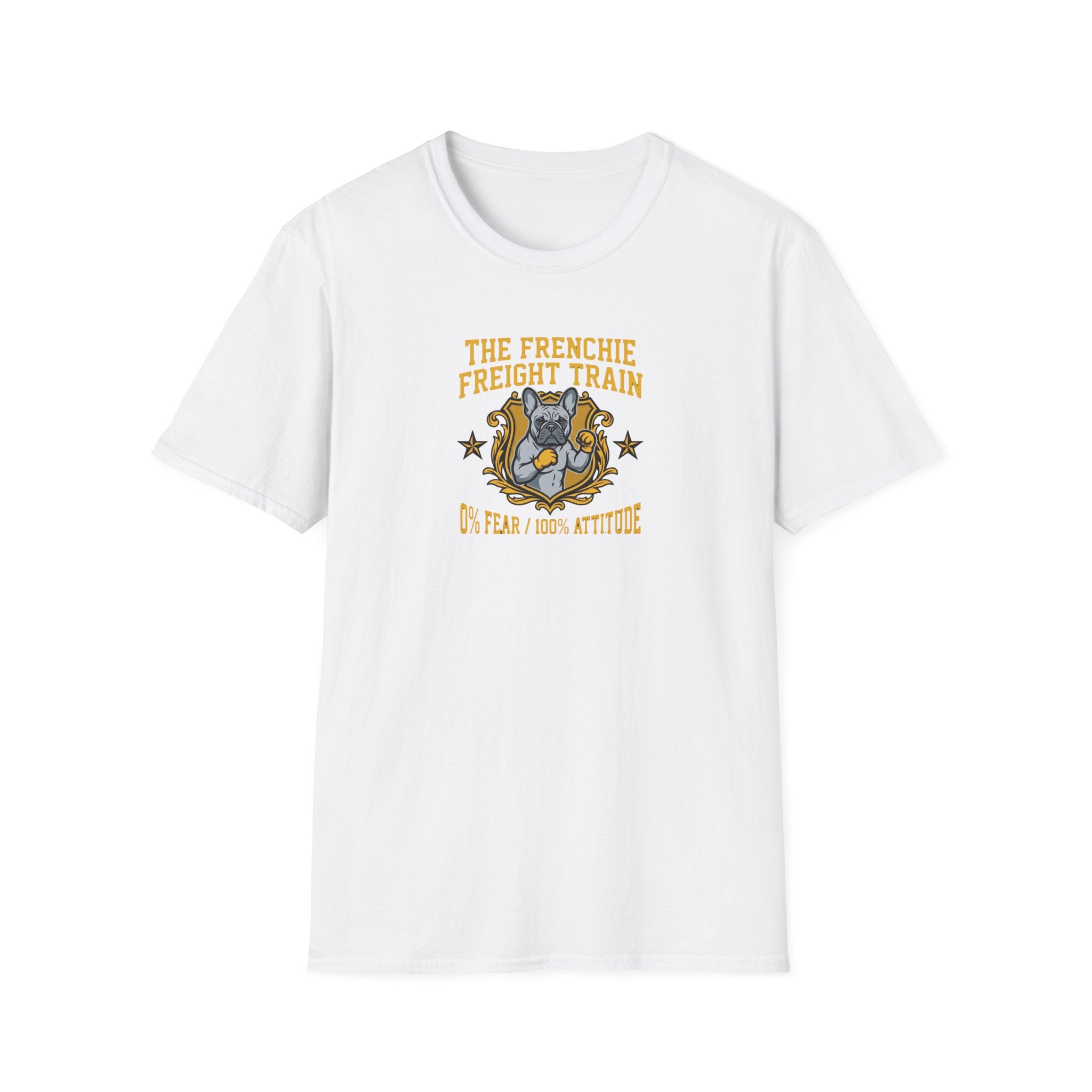Frenchie Freight Train T-Shirt – Cute French Bulldog Graphic Tee