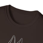 Minimal Line Art Husky T-Shirt — Modern Dog Lover Graphic Tee