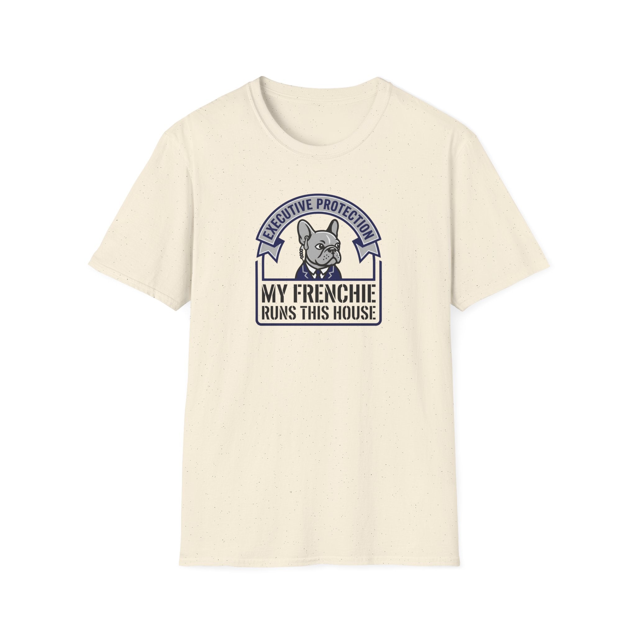 My Frenchie Runs This House T-Shirt — French Bulldog Owner Tee