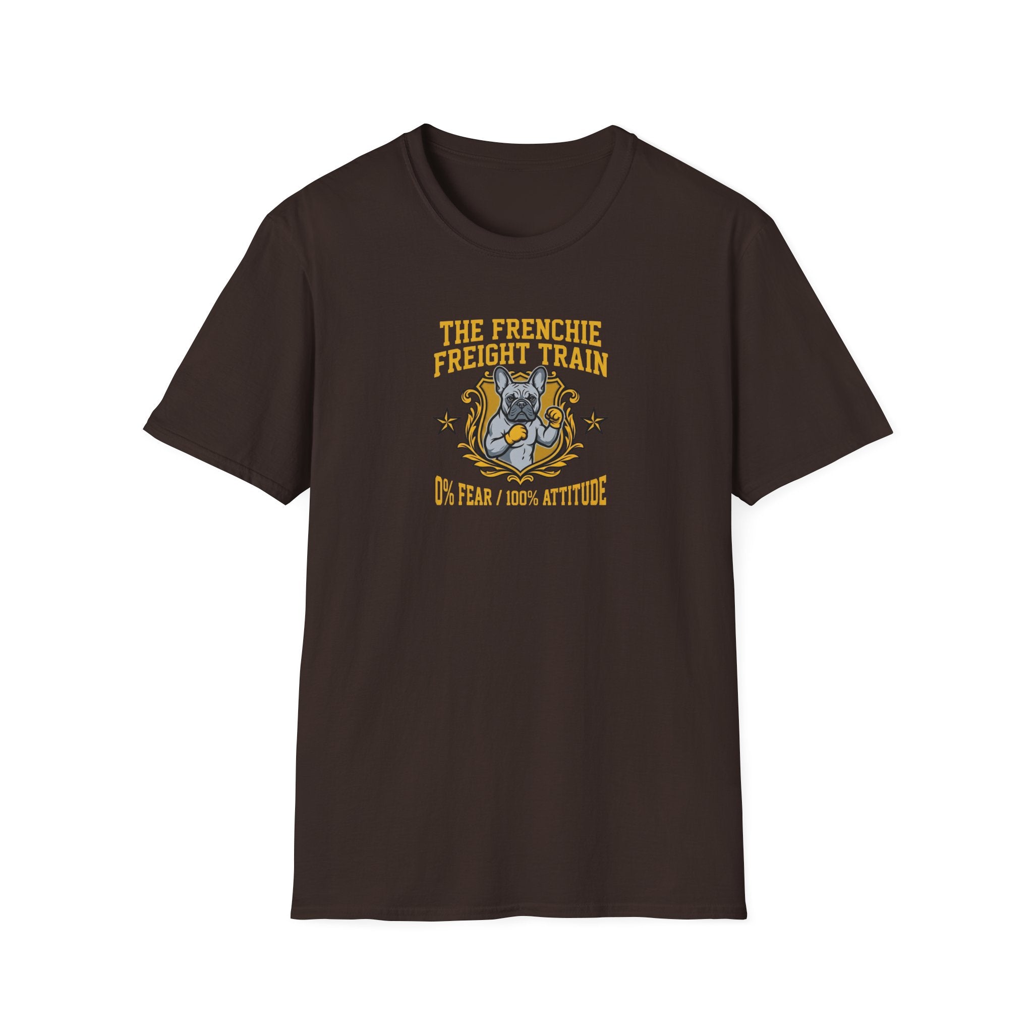 Frenchie Freight Train T-Shirt – Cute French Bulldog Graphic Tee