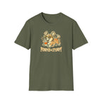 Corgi Coffee Tee — "Pumped & Stumpy" Cute Dog Graphic T-Shirt