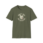 T-Shirt — "Small Dog Big Attitude" Vintage Bulldog Graphic