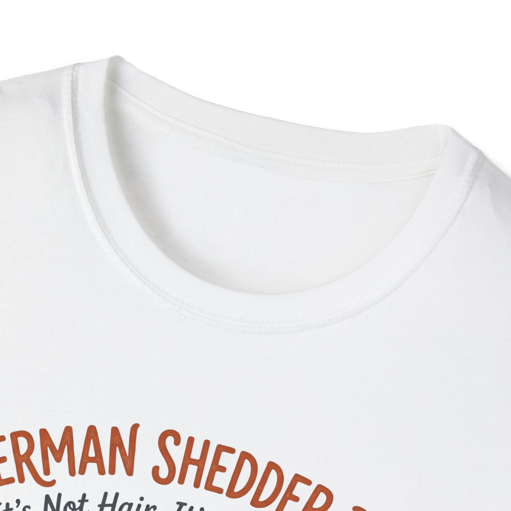 German Shedder Dad T-Shirt – Funny German Shepherd Dad Shirt ("It’s Not Hair, It’s Glitter")