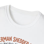 German Shedder Dad T-Shirt – Funny German Shepherd Dad Shirt ("It’s Not Hair, It’s Glitter")