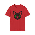 French Bulldog Tee — Neon X Eyes Dog Face Graphic T-Shirt