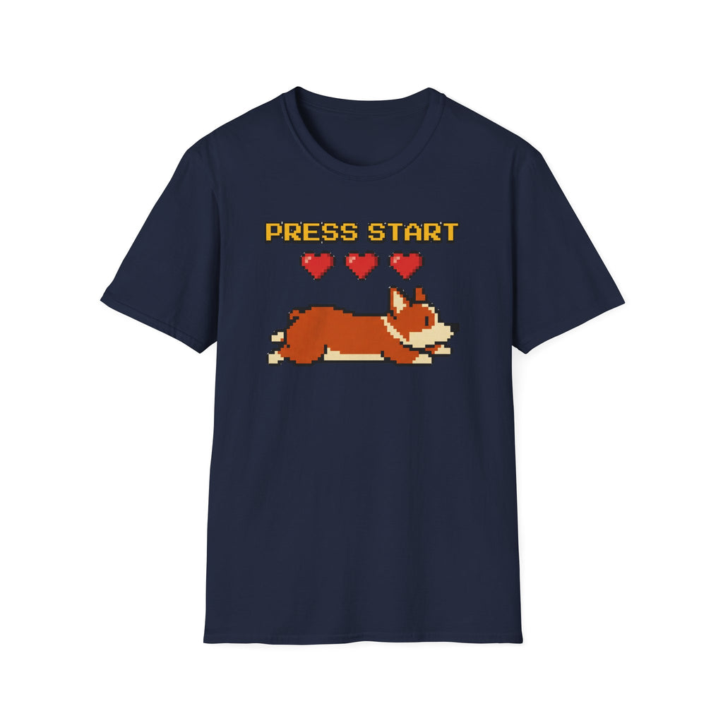 Press Start Corgi T-Shirt