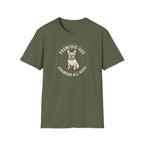 Frenchie Dad T-Shirt — “Abandon All Hope” Vintage Bulldog Tee