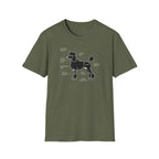 Poodle Anatomy Diagram T-Shirt — Funny Dog Tee