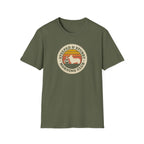 T‑Shirt — "Steeped & Stubborn Morning Club" Vintage Coffee Tee