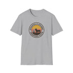 Steeped & Stubby Morning Club T-Shirt — Retro Coffee & Dachshund Logo Tee