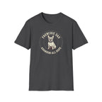 Frenchie Dad T-Shirt — “Abandon All Hope” Vintage Bulldog Tee