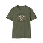 T-Shirt — "Frenchie Dad Built Tough" Graphic Tee for French Bulldog Owners