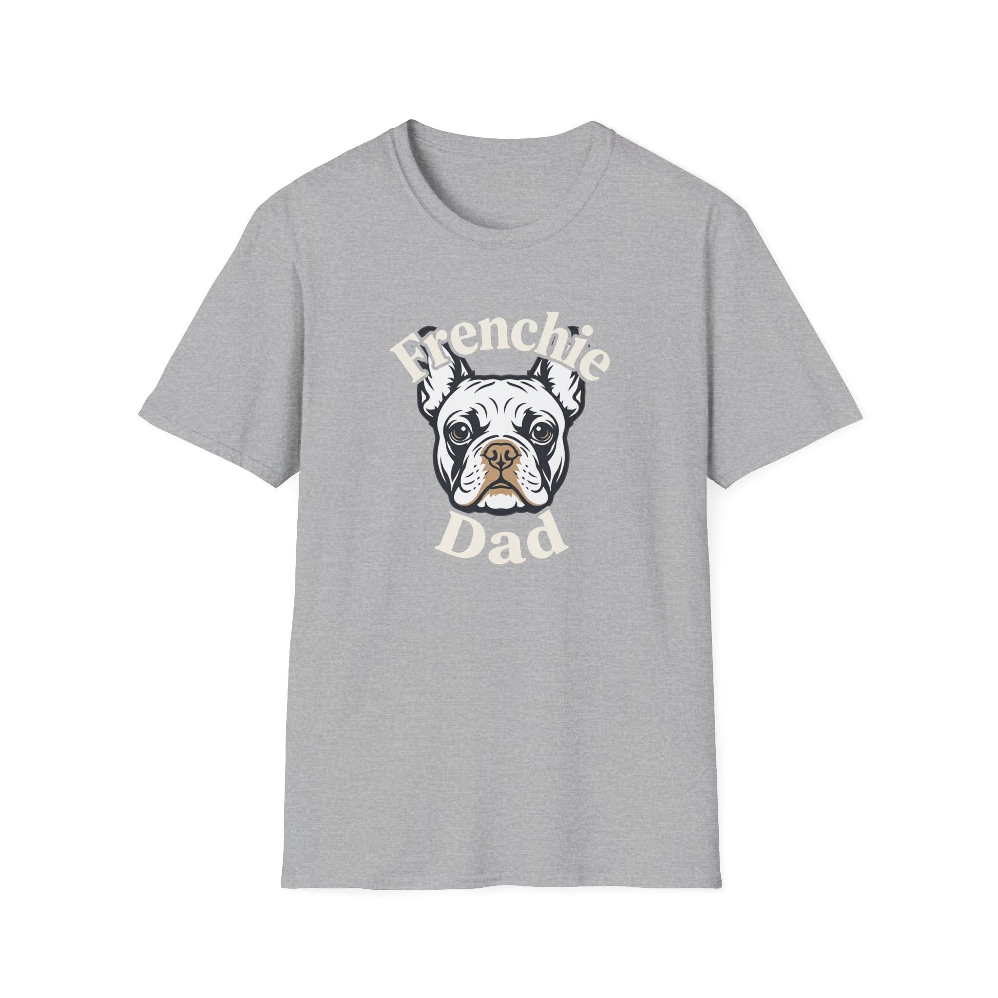 Graphic T‑Shirt French Bulldog —  Frenchie Dog Dad Tee