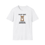 Corgi Graphic T-Shirt — "I’m Not Short, I’m Edited for Mountain Ratio"