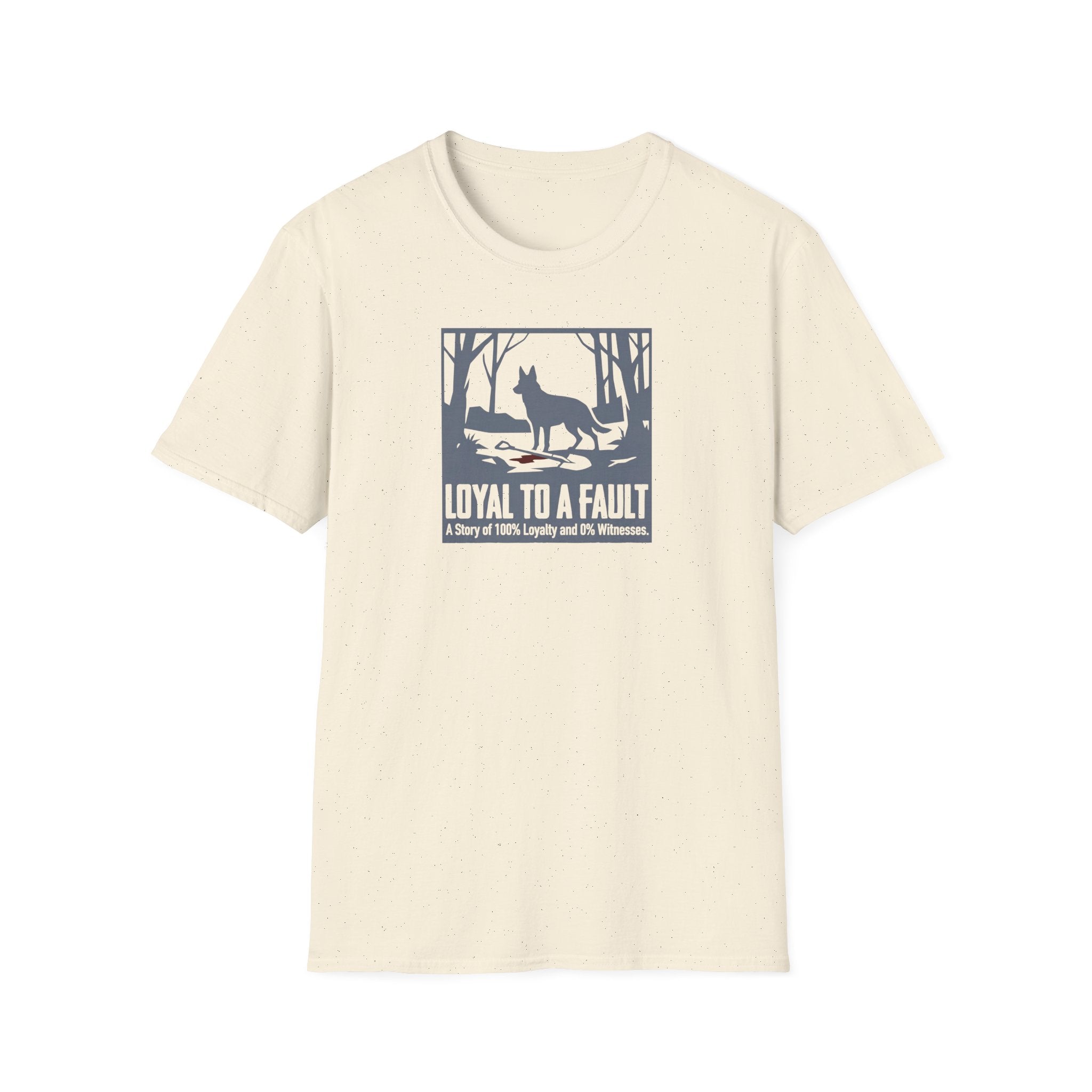 German Shepherd Graphic T-Shirt — "Loyal to a Fault" Nature & Loyalty Tee