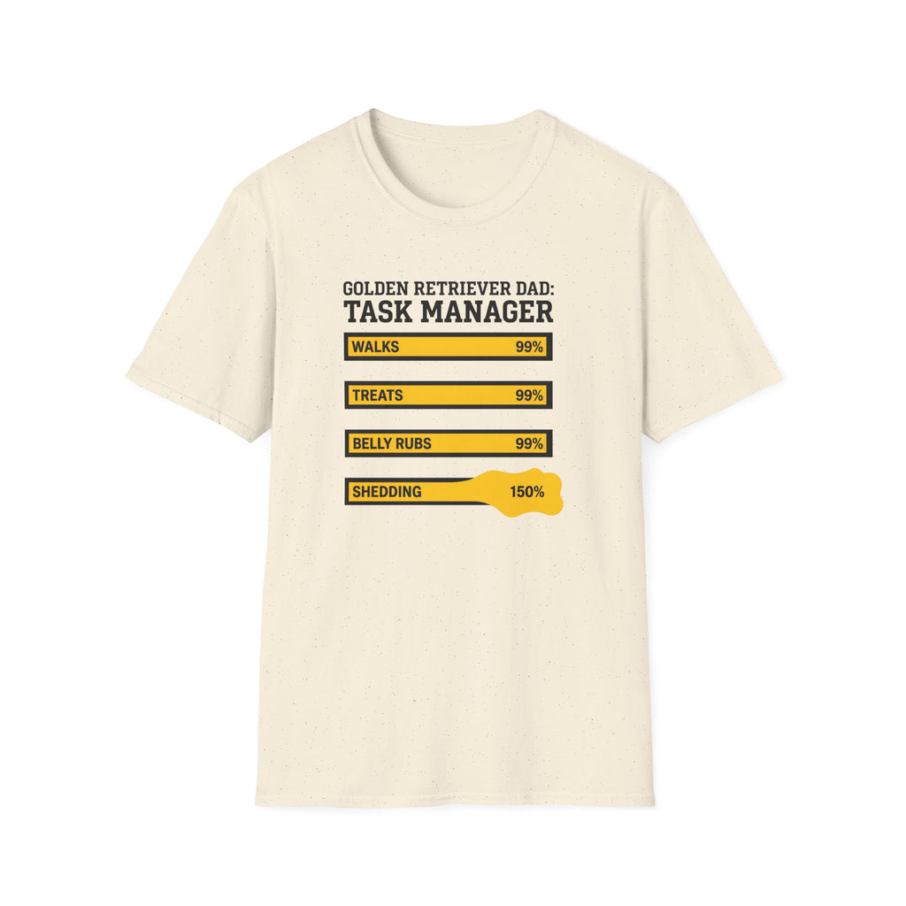 Golden Retriever Dad T-Shirt-Task Manager