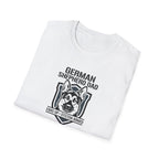 German Shepherd Dad T-Shirt – "Ears Up, System Armed" Dog Dad Tee