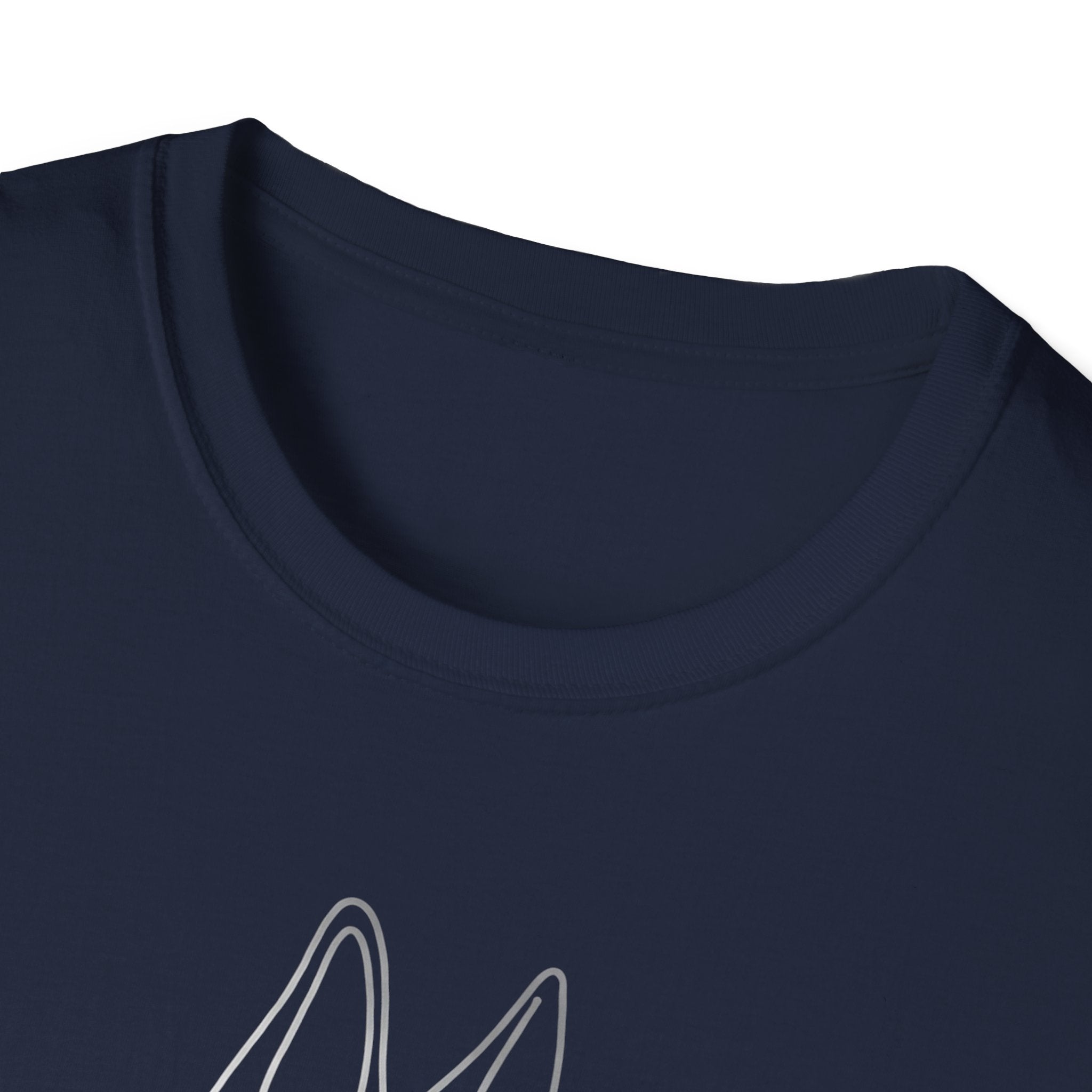 Minimal Line Art Husky T-Shirt — Modern Dog Lover Graphic Tee