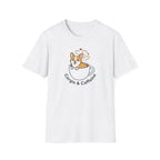 Corgis & Caffeine Tee — Cute Corgi in Coffee Cup Graphic T-Shirt