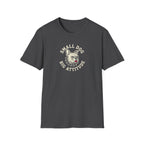 T-Shirt — "Small Dog Big Attitude" Vintage Bulldog Graphic