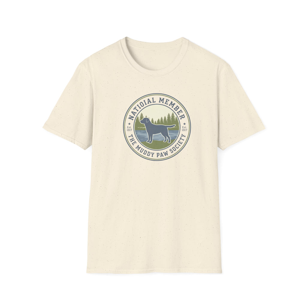 National Member Muddy Paw Society T-Shirt — Dog Lover Club Tee
