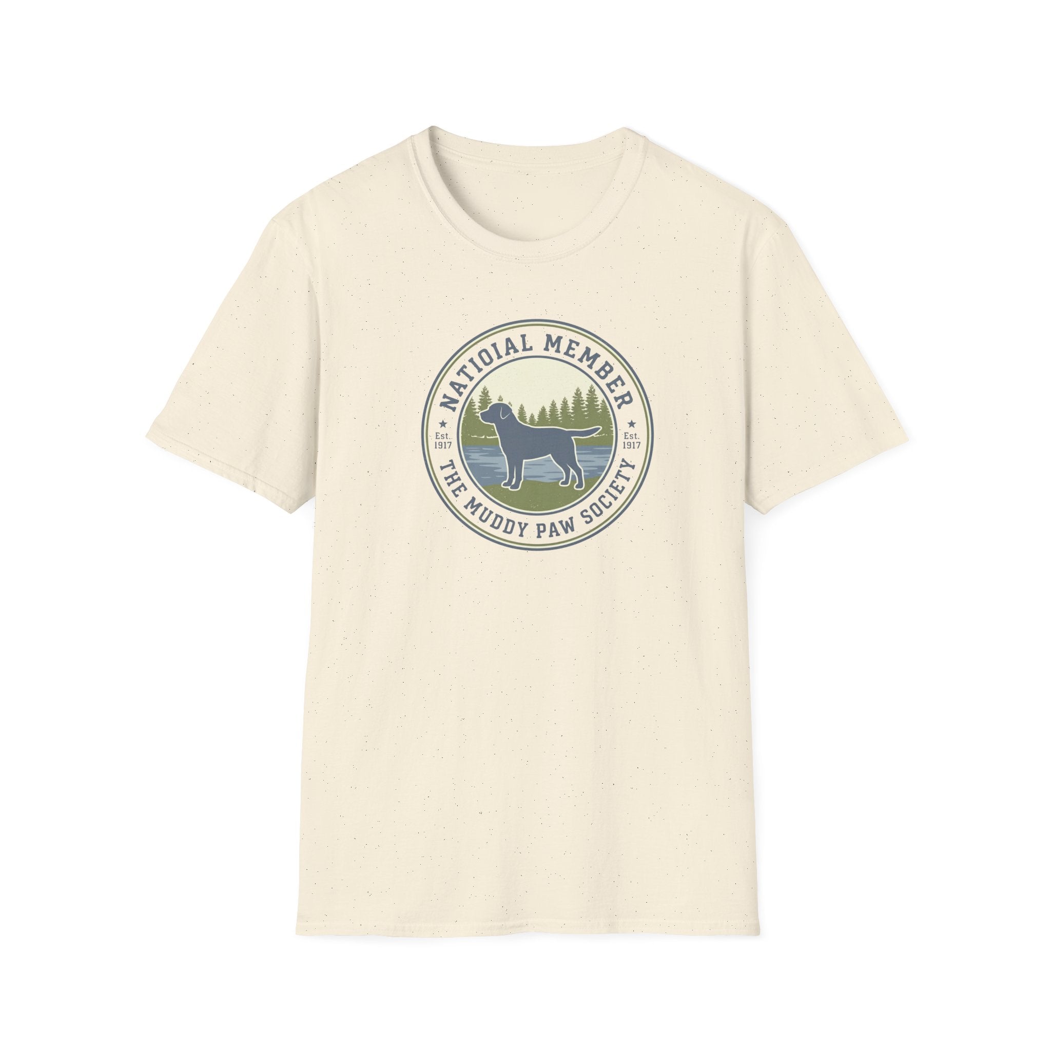 National Member Muddy Paw Society T-Shirt — Dog Lover Club Tee