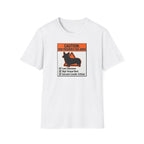 Dad Warning T-Shirt — "Caution: High Frequency Dad Jokes" Humorous Father's Day Tee