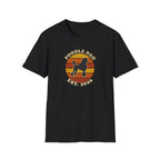Poodle Dad T-Shirt - Retro Sunset Dog Dad Tee