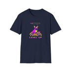 Level Up Frenchie T-Shirt — Gaming Bulldog Graphic Tee