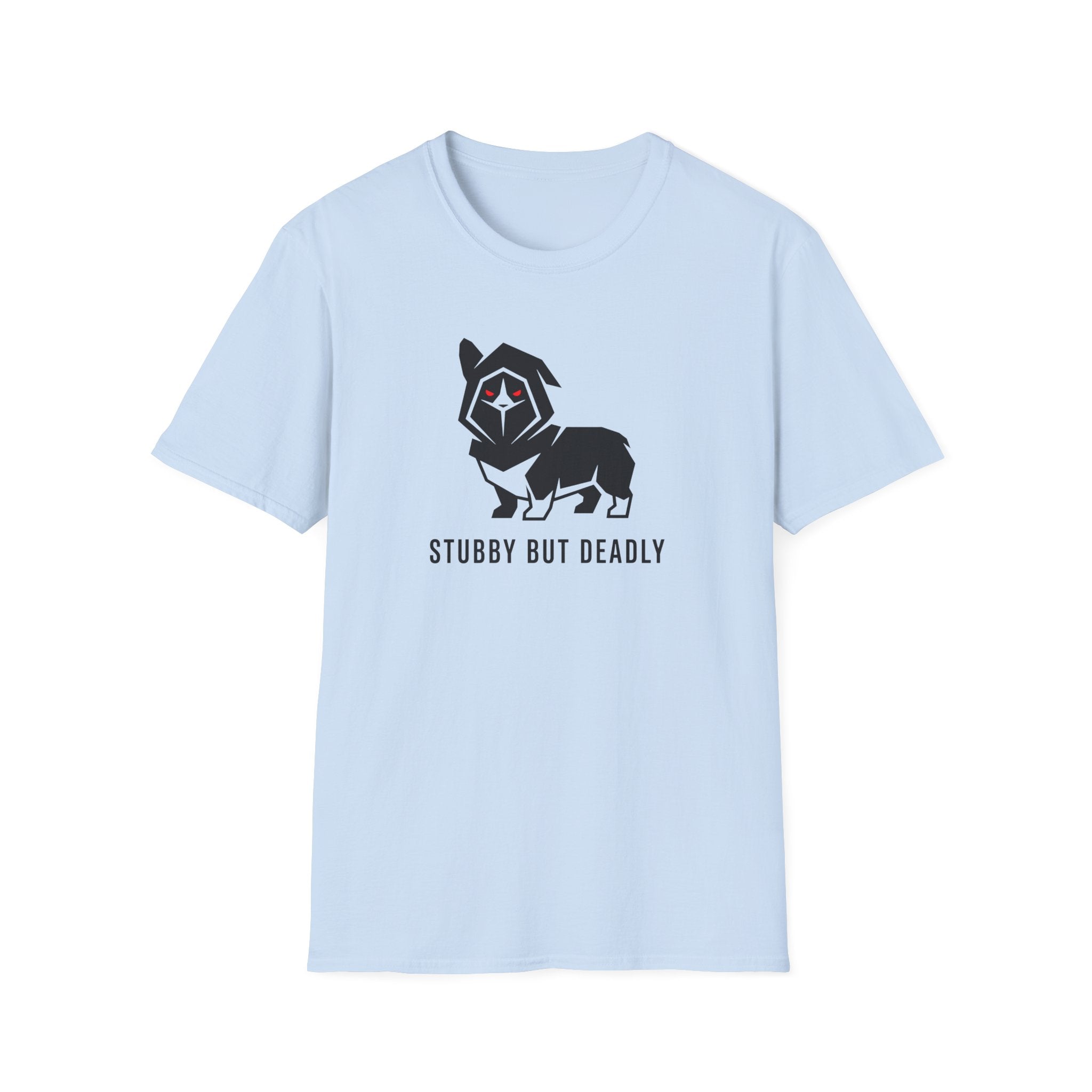 Corgi Graphic Tee - "Stubby But Deadly" Funny Dog Lover T-Shirt
