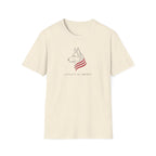 Patriotic German Shepherd T-Shirt — 'Loyal to the Heart' Dog Lover Tee