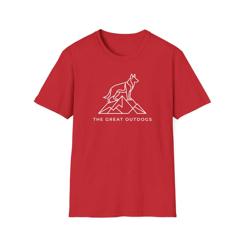 German Shepherd Relaxed T-Shirt — "The Great Outdoors" Graphic Tee